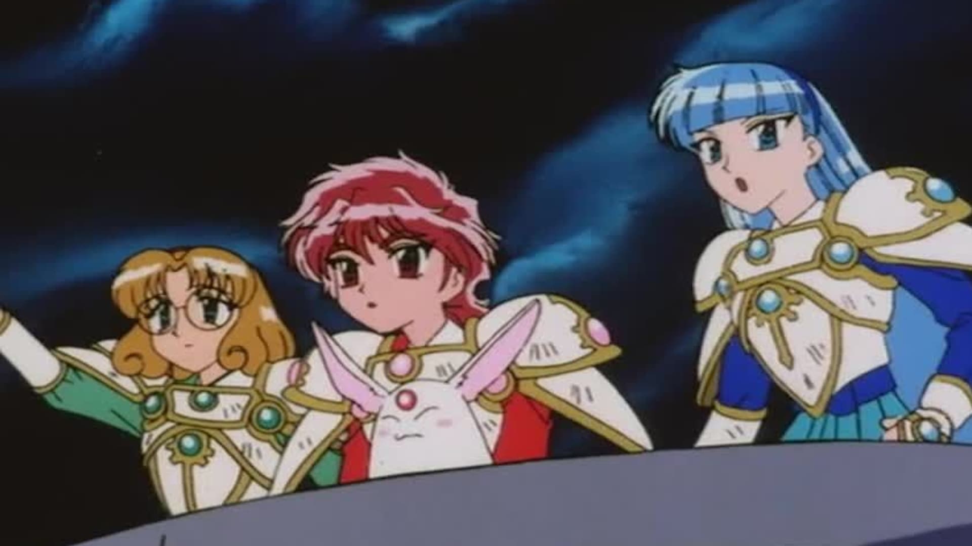 Magic Knight Rayearth The Magic Knights and Battleship NSX