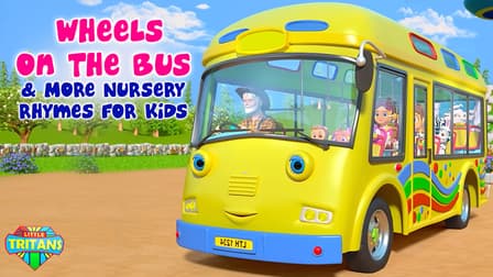 Wheels On The Bus (School Edition) + More Nursery Rhymes & Kids