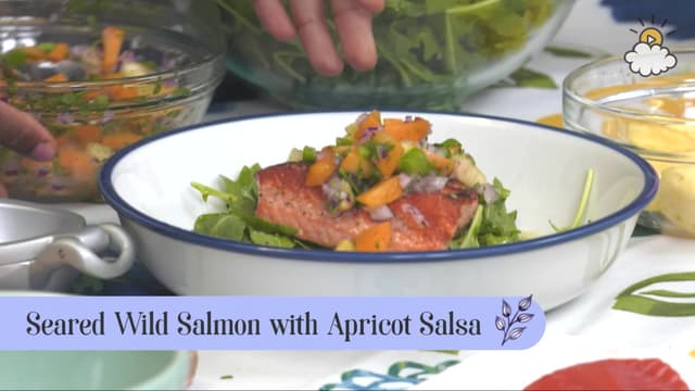 S01:E26 - Wild Salmon Seared With Succulent Apricot Salsa