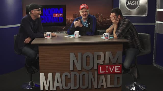Watch Norm Macdonald Live S03:E01 - Stephen Merchant Free TV | Tubi