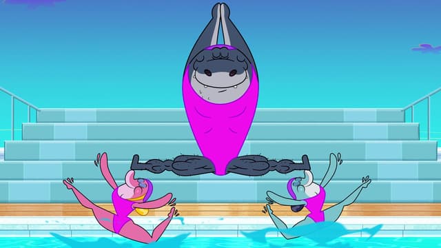 S03:E07 - Synchronized Swimming | Hats Off to the Artist | Mechanical Jaws