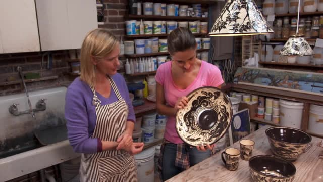 S01:E07 - Sgraffito Ceramics, Wood Tables and Steampunk Lamps