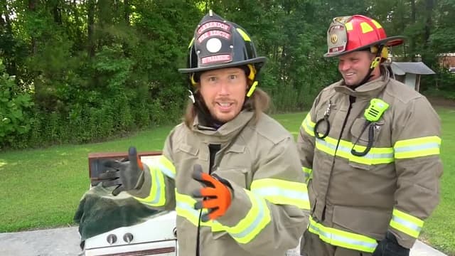 S01:E05 - Fire Safety with Fire Fighters | Fire Truck for Kids Handyman Hal