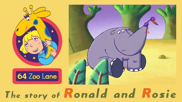 Watch 64 Zoo Lane S02:E11 - The Story of Ronald and Rosie Free TV | Tubi